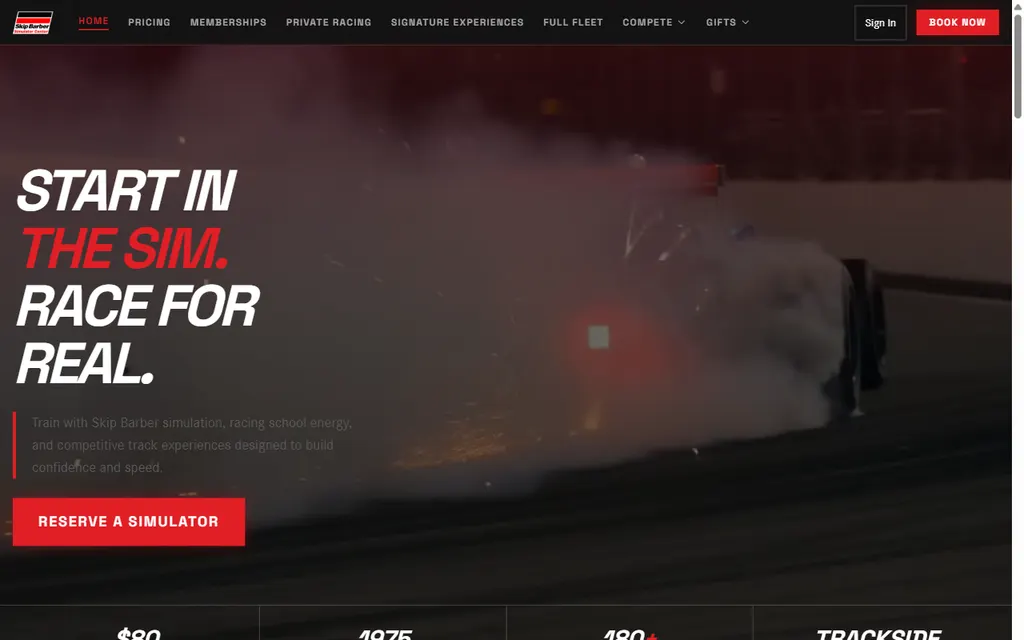 Skip Barber — live platform build