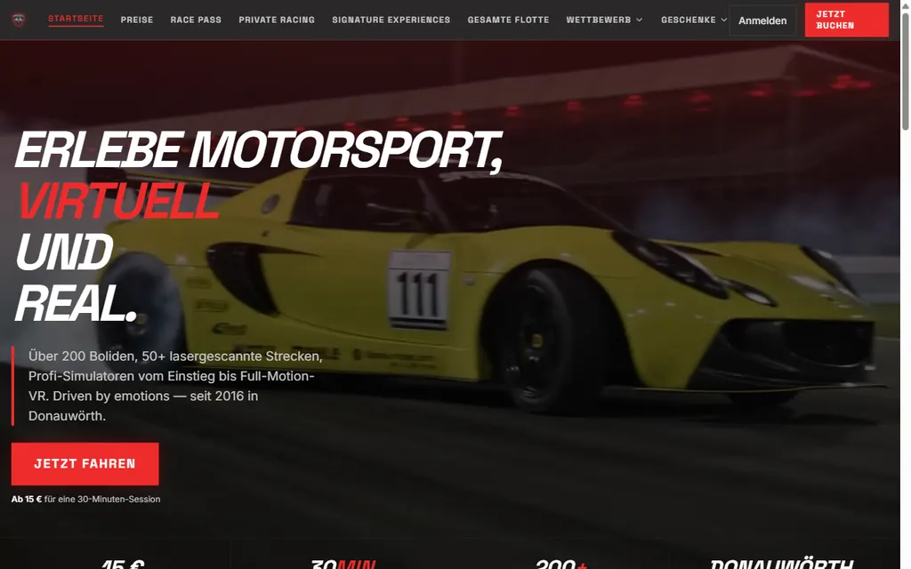 Speed Experience — live platform build