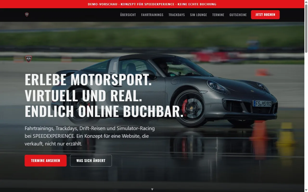 Speed Experience · The concept